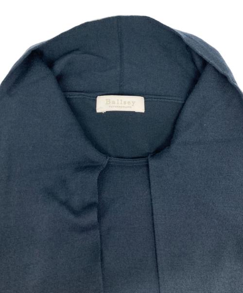 BALLSEY（ボールジィ）BALLSEY (ボールジィ) スーパーエクストラファインウール ボウタイプルオーバー ネイビー サイズ:Ｓの古着・服飾アイテム
