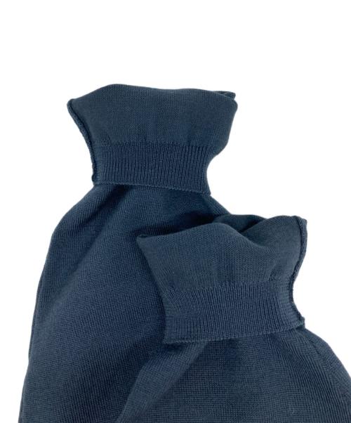 BALLSEY（ボールジィ）BALLSEY (ボールジィ) スーパーエクストラファインウール ボウタイプルオーバー ネイビー サイズ:Ｓの古着・服飾アイテム
