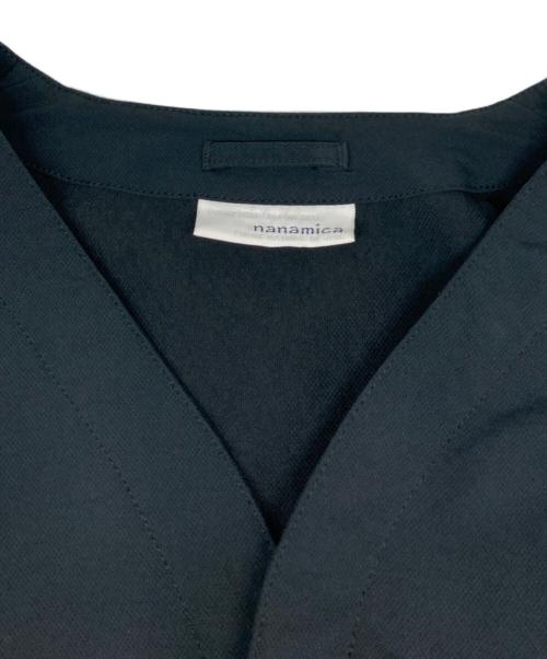 nanamica（ナナミカ）nanamica (ナナミカ) ALPHADRY CARDIGAN/アルファドライ　カーディガン ブラック サイズ:Ｍの古着・服飾アイテム