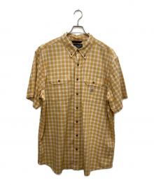 CarHartt（カーハート）の古着「半袖チェックシャツ」｜イエロー