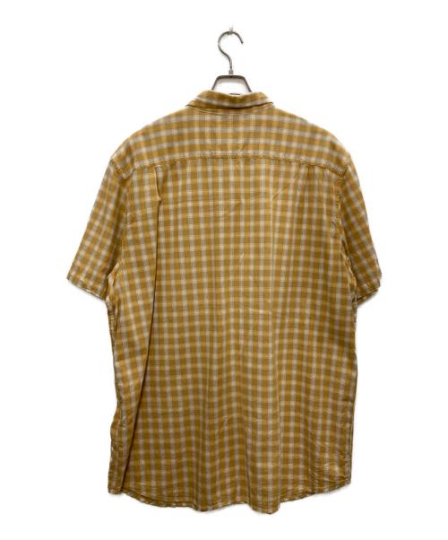 CarHartt（カーハート）CarHartt (カーハート) 半袖チェックシャツ イエロー サイズ:2XLの古着・服飾アイテム