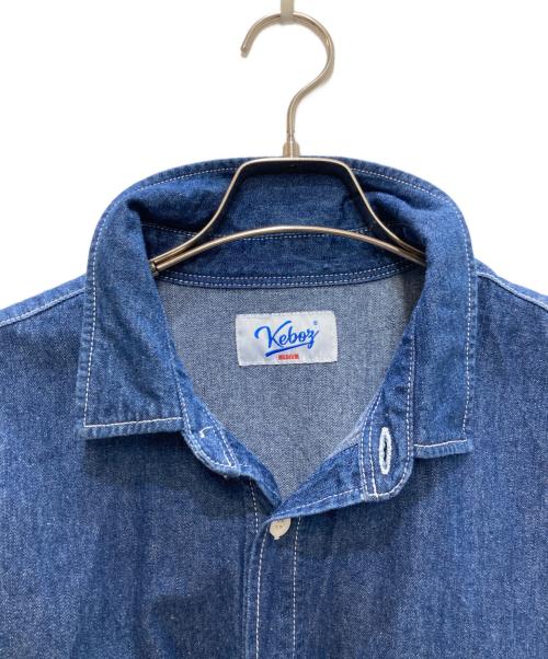 KEBOZ（ケボズ）KEBOZ (ケボズ) デニムシャツ インディゴ サイズ:Ｍの古着・服飾アイテム