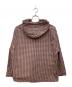 KEBOZ (ケボズ) CHECK HOOD SHIRT/チェック フード シート ホワイト×レッド サイズ:Ｍ：6000円