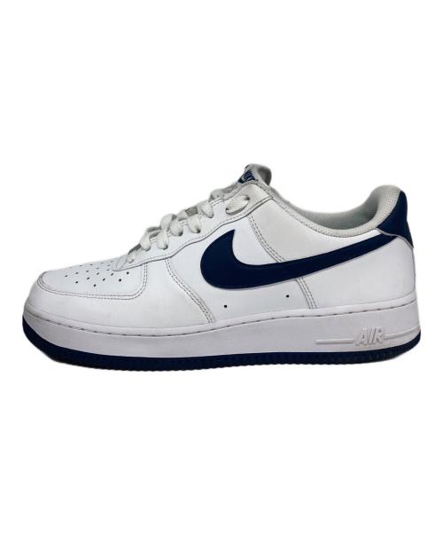 NIKE（ナイキ）NIKE (ナイキ) AIR FORCE 1 07/エアフォース1　07 ホワイト×ネイビー サイズ:28cmの古着・服飾アイテム