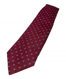 EMPORIO ARMANI（エンポリオ アルマーニ）の古着「ピュアシルク ジャカードマイクロパターン」｜ボルドー