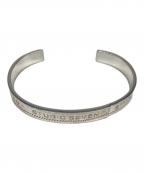 studio sevenスタジオセブン）の古着「Caution Bangle/バングル」｜シルバー