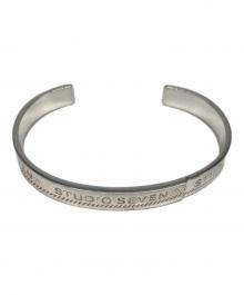 studio seven（スタジオセブン）の古着「Caution Bangle/バングル」｜シルバー