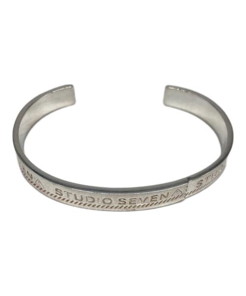 studio seven（スタジオセブン）studio seven (スタジオセブン) Caution Bangle/バングル シルバーの古着・服飾アイテム