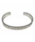 studio seven（スタジオセブン）の古着「Caution Bangle/バングル」｜シルバー