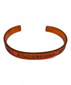 studio sevenスタジオセブン）の古着「Caution Bangle」｜オレンジ