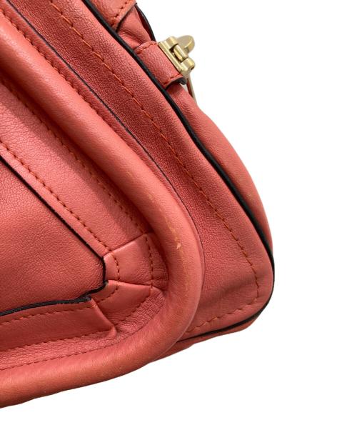 Chloe（クロエ）Chloe (クロエ) パラティ 2WAYバッグ レッドの古着・服飾アイテム