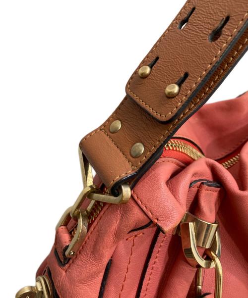 Chloe（クロエ）Chloe (クロエ) パラティ 2WAYバッグ レッドの古着・服飾アイテム