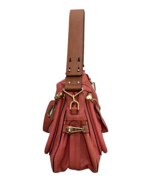 Chloe（クロエ）Chloe (クロエ) パラティ 2WAYバッグ レッドの古着・服飾アイテム