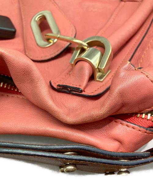Chloe（クロエ）Chloe (クロエ) パラティ 2WAYバッグ レッドの古着・服飾アイテム