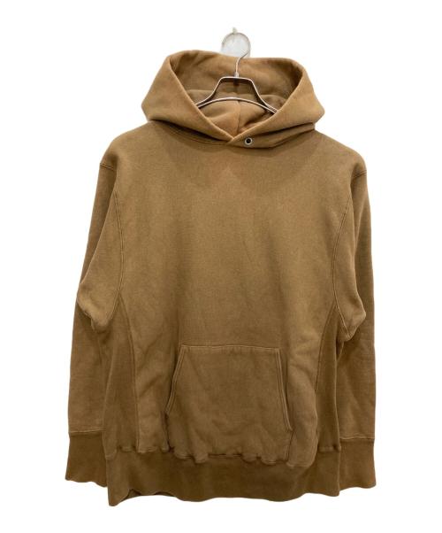 ATON（エイトン）ATON (エイトン) SUVIN NATURAL DYE HOODIE/スビン・ナチュラル・ダイ・フーディ ブラウン サイズ:6の古着・服飾アイテム