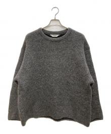 Name.（ネーム）の古着「アルパカ ウール クルーネック ニット」｜グレー
