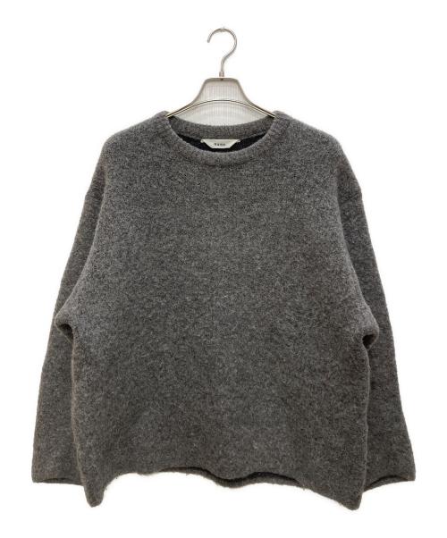 Name.（ネーム）Name. (ネーム) アルパカ ウール クルーネック ニット グレー サイズ:2の古着・服飾アイテム