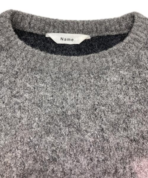 Name.（ネーム）Name. (ネーム) アルパカ ウール クルーネック ニット グレー サイズ:2の古着・服飾アイテム