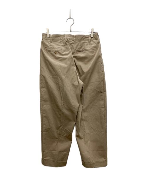 BEAMS JAPAN（ビームスジャパン）BEAMS JAPAN (ビームスジャパン) 2プリーツ チノ ベージュ サイズ:Mの古着・服飾アイテム