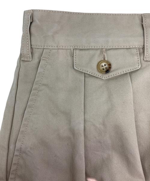 BEAMS JAPAN（ビームスジャパン）BEAMS JAPAN (ビームスジャパン) 2プリーツ チノ ベージュ サイズ:Mの古着・服飾アイテム