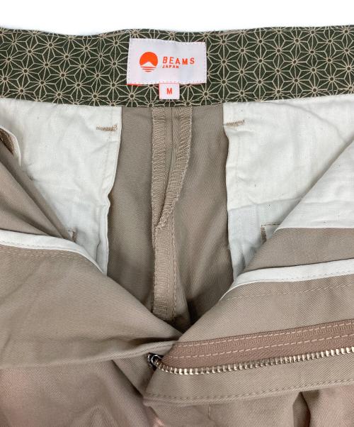 BEAMS JAPAN（ビームスジャパン）BEAMS JAPAN (ビームスジャパン) 2プリーツ チノ ベージュ サイズ:Mの古着・服飾アイテム