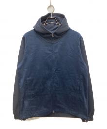 MACKINTOSH PHILOSOPHY（マッキントッシュ フィロソフィー）の古着「テーラードジャージー フーデッドコンビパーカー」｜ネイビー