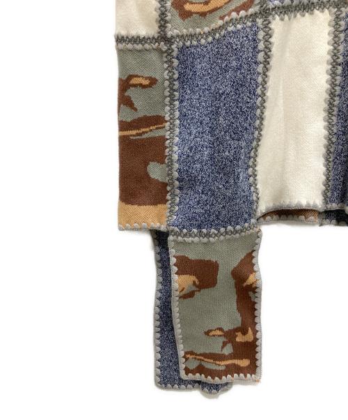 kotohayokozawa（コトハヨコザワ）kotohayokozawa (コトハヨコザワ) Face Panel Knit/フェイス パネル ニット マルチカラー サイズ:1の古着・服飾アイテム