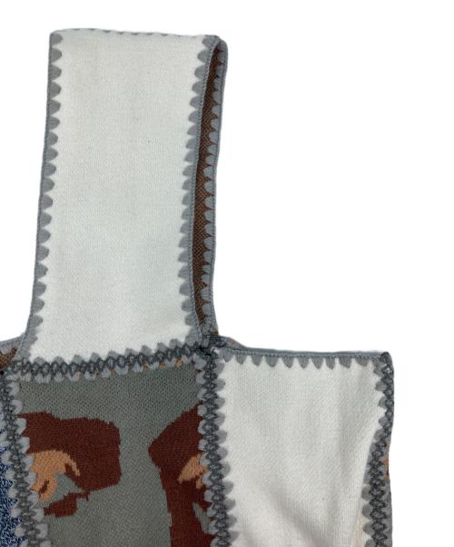 kotohayokozawa（コトハヨコザワ）kotohayokozawa (コトハヨコザワ) Face Panel Knit/フェイス パネル ニット マルチカラー サイズ:1の古着・服飾アイテム