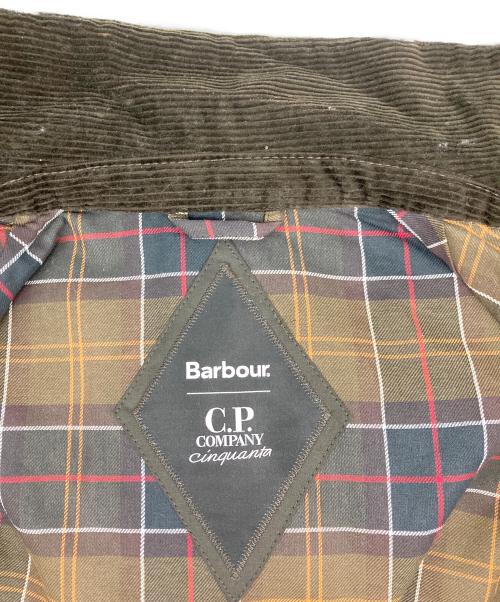 Barbour（バブアー）Barbour (バブアー) C.P COMPANY (シーピーカンパニー) Mille wax thousand jacket ブラウン サイズ:Sの古着・服飾アイテム