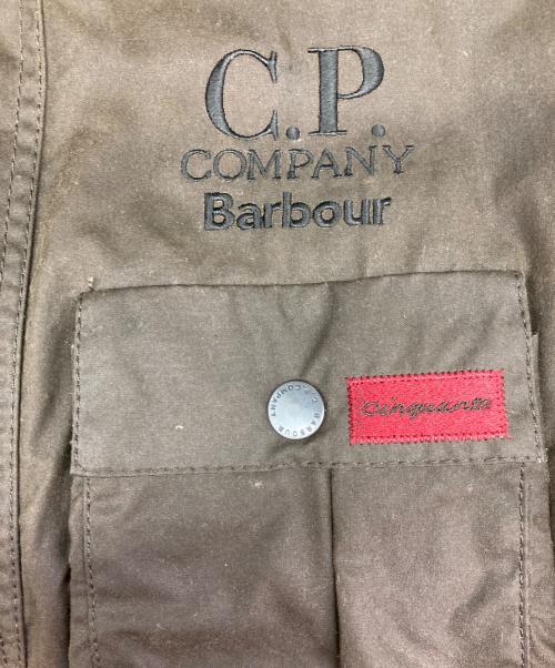 Barbour（バブアー）Barbour (バブアー) C.P COMPANY (シーピーカンパニー) Mille wax thousand jacket ブラウン サイズ:Sの古着・服飾アイテム