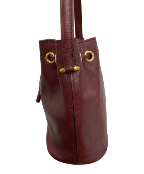 Cartier（カルティエ）Cartier (カルティエ) マストライン オールド巾着型ショルダーバッグの古着・服飾アイテム