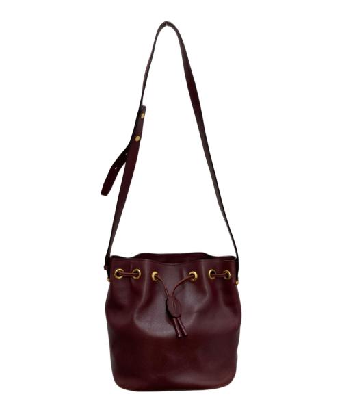 Cartier（カルティエ）Cartier (カルティエ) マストライン オールド巾着型ショルダーバッグの古着・服飾アイテム