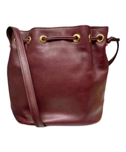 Cartier（カルティエ）Cartier (カルティエ) マストライン オールド巾着型ショルダーバッグの古着・服飾アイテム