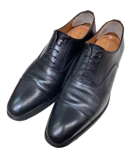 SCOTCH GRAIN（スコッチグレイン）SCOTCH GRAIN (スコッチグレイン) ストレートチップレザーシューズ ホワイト サイズ:241/2の古着・服飾アイテム