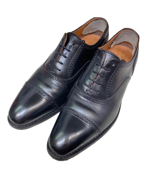 SCOTCH GRAIN（スコッチグレイン）SCOTCH GRAIN (スコッチグレイン) レザーシューズ ブラック サイズ:241/2の古着・服飾アイテム