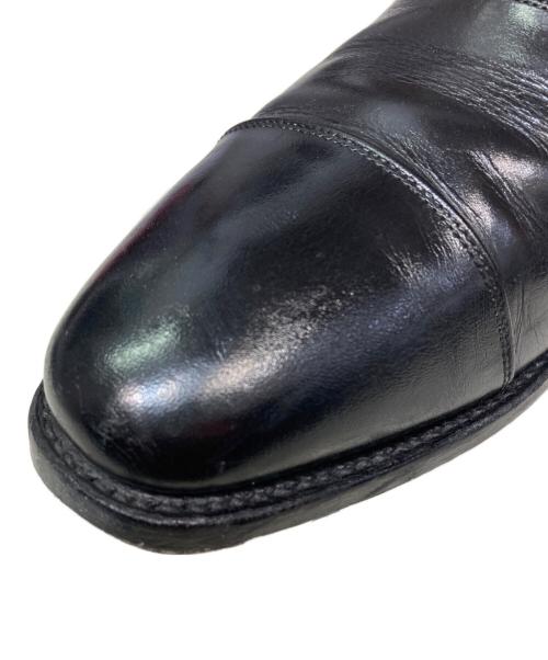 SCOTCH GRAIN（スコッチグレイン）SCOTCH GRAIN (スコッチグレイン) ストレートチップレザーシューズ ブラック サイズ:24 1/2の古着・服飾アイテム