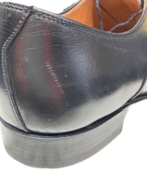 SCOTCH GRAIN（スコッチグレイン）SCOTCH GRAIN (スコッチグレイン) ストレートチップレザーシューズ ブラック サイズ:24 1/2の古着・服飾アイテム