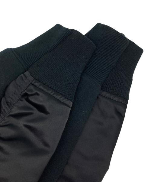 sacai（サカイ）sacai (サカイ) ドッキングジップパーカー ブラック サイズ:1の古着・服飾アイテム