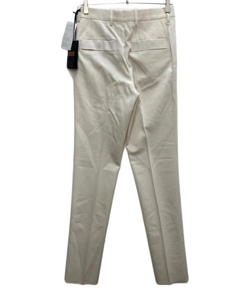 ZEGNA（ゼニア）ZEGNA (ゼニア) COTTON AND WOOL DOUBLE PLEAT PANTS ベージュ サイズ:44 未使用品の古着・服飾アイテム