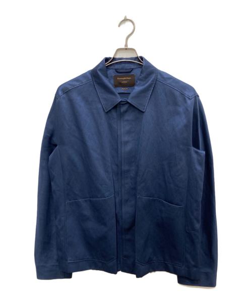 ERMENEGILDO ZEGNA（エルメネジルド・ゼニア）ERMENEGILDO ZEGNA (エルメネジルド・ゼニア) カバーオール ネイビー サイズ:48の古着・服飾アイテム