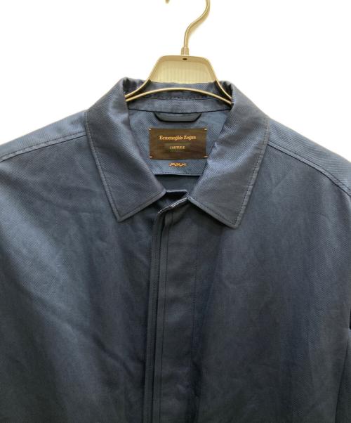 ERMENEGILDO ZEGNA（エルメネジルド・ゼニア）ERMENEGILDO ZEGNA (エルメネジルド・ゼニア) カバーオール ネイビー サイズ:48の古着・服飾アイテム