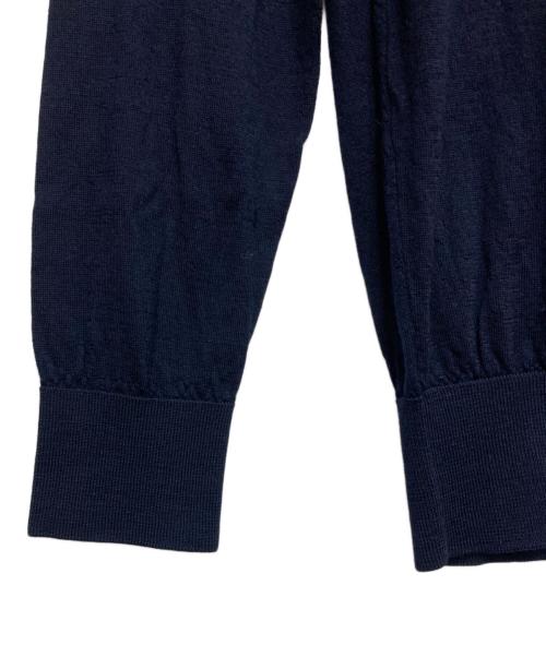 ZEGNA（ゼニア）ZEGNA (ゼニア) ウールハイゲージニット ネイビー サイズ:44の古着・服飾アイテム