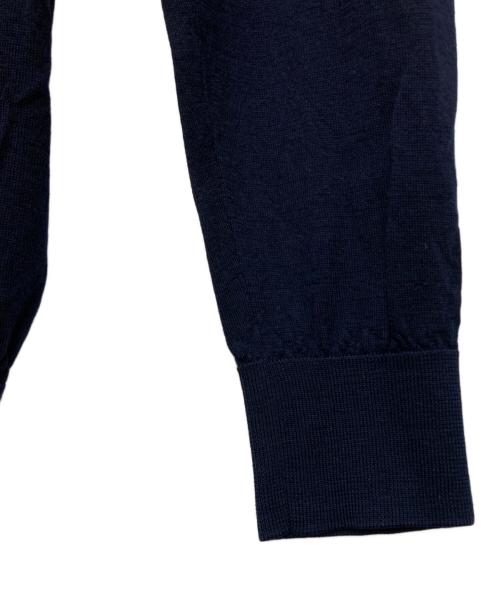 ZEGNA（ゼニア）ZEGNA (ゼニア) ウールハイゲージニット ネイビー サイズ:44の古着・服飾アイテム