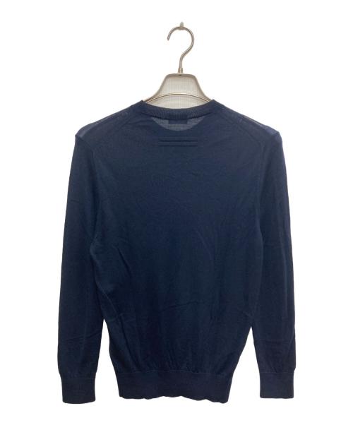 ZEGNA（ゼニア）ZEGNA (ゼニア) ウールハイゲージニット ネイビー サイズ:44の古着・服飾アイテム