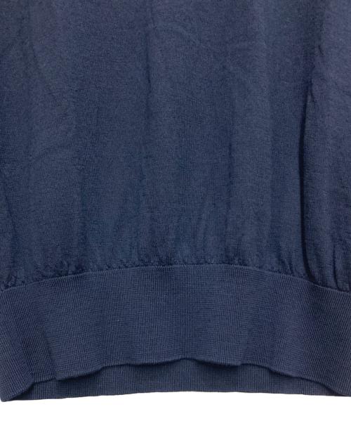 ZEGNA（ゼニア）ZEGNA (ゼニア) ウールハイゲージニット ネイビー サイズ:44の古着・服飾アイテム