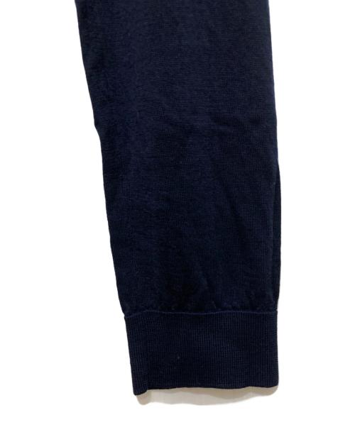 ZEGNA（ゼニア）ZEGNA (ゼニア) ウールハイゲージタートルネックニット ネイビー サイズ:44の古着・服飾アイテム