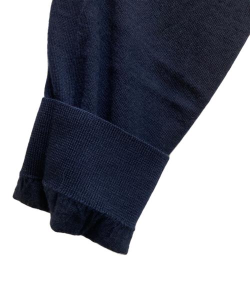 ZEGNA（ゼニア）ZEGNA (ゼニア) ウールハイゲージタートルネックニット ネイビー サイズ:44の古着・服飾アイテム