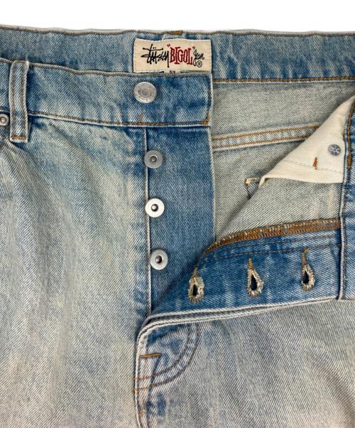 stussy（ステューシー）stussy (ステューシー) Big Ol Short Denim ブルー サイズ:34の古着・服飾アイテム