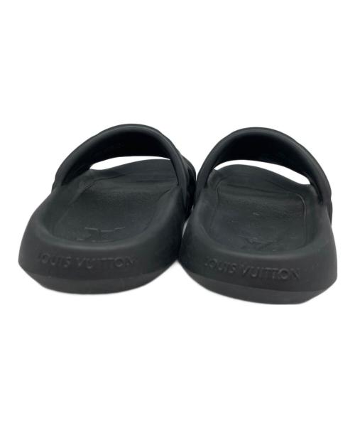 LOUIS VUITTON（ルイ ヴィトン）LOUIS VUITTON (ルイ ヴィトン) ウォーターフロント ミュール ビーチサンダル ブラック サイズ:9の古着・服飾アイテム