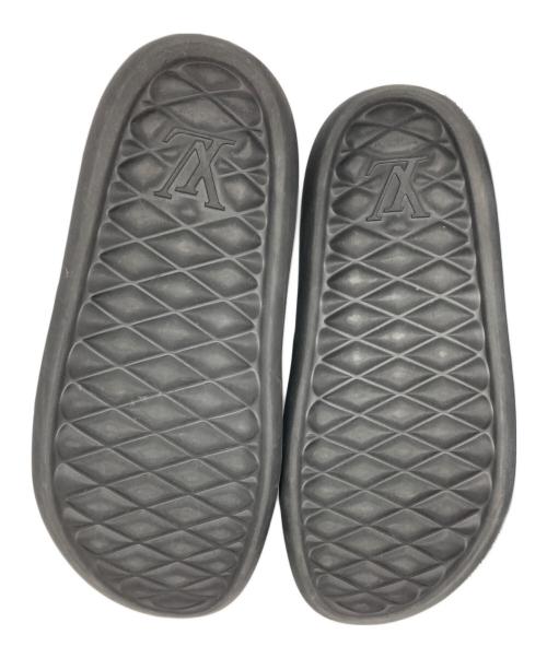 LOUIS VUITTON（ルイ ヴィトン）LOUIS VUITTON (ルイ ヴィトン) ウォーターフロント ミュール ビーチサンダル ブラック サイズ:9の古着・服飾アイテム